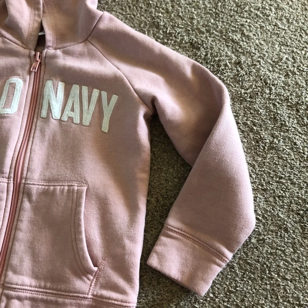 Old Navy pink zip up sweet shirt hoodie in size XS